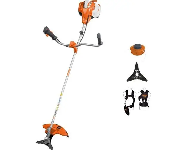Motocoasa Ruris RR460, 3 CP, 46.5 CC, 2 timpi, 255 mm latime taiere, pornire manuala, 1 l benzina, autocut, cutit cu 3 dinti