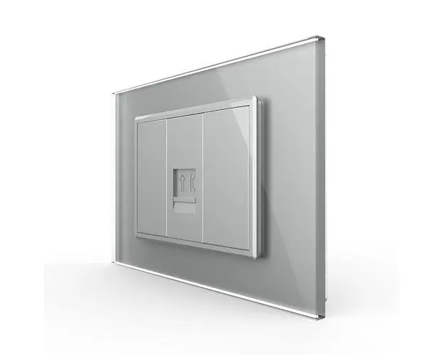 Priza Telefon LIVOLO cu Rama din Sticla