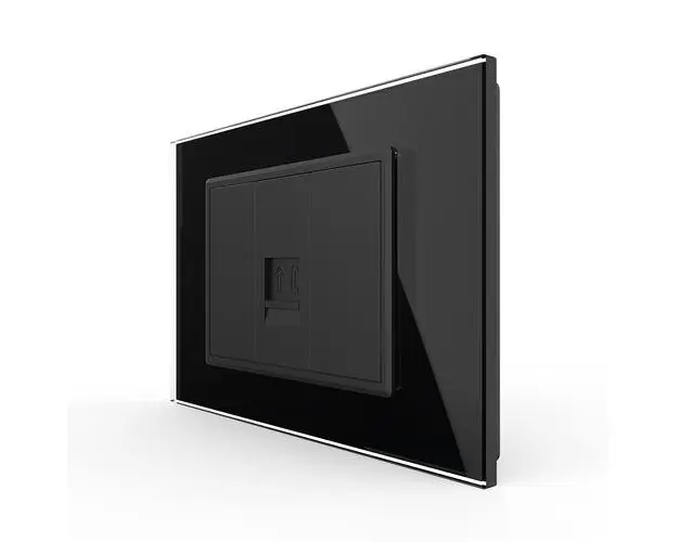 Priza Telefon LIVOLO cu Rama din Sticla