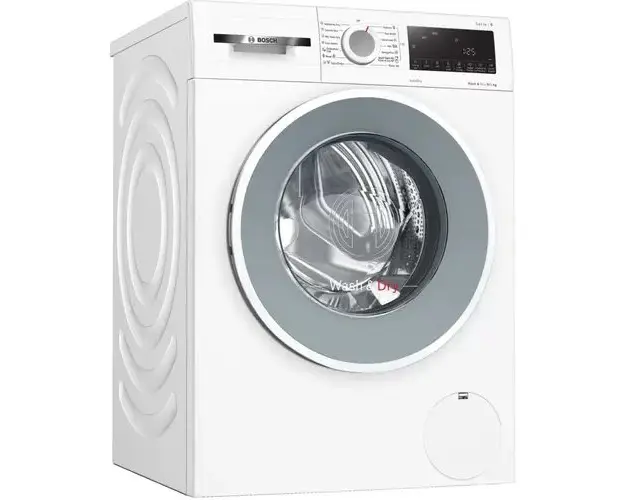 Masina de spalat rufe cu uscator Bosch WNA14400BY, 9 kg spalare, 6 kg uscare, 1400 RPM, Clasa C, EcoSilence Drive, AutoDry, ActiveWater, Alb