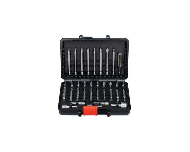 Set mixt de gaurit si insurubat de 38 piese Black & Decker A7202-XJ