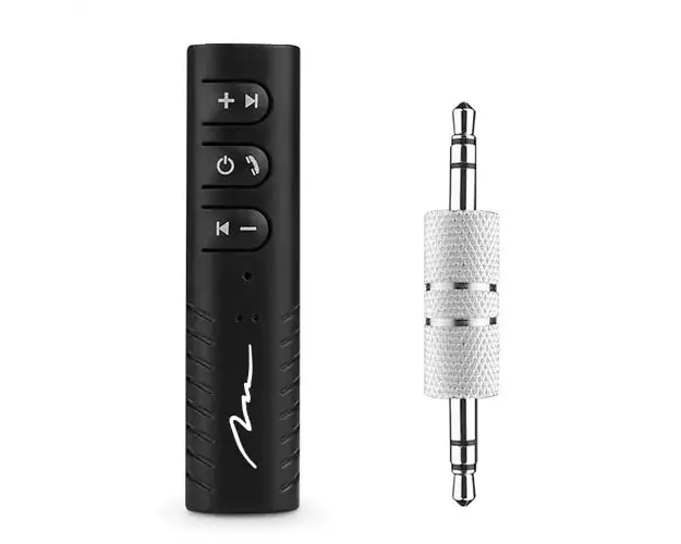 Receptor Bluetooth Audio Media-Tech BT Audio, Receiver Muzica Auto, 3.5 mm, A2DP Wireless Auto, AUXILIAR Adapter, Microfon, Pentru Muzica si Apeluri In Masina