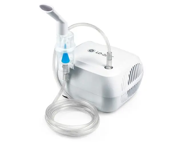 Aparat aerosoli cu compresor Little Doctor LD-220C, 3 dispensere pentru reglarea dimensiunii particulelor, 2 masti