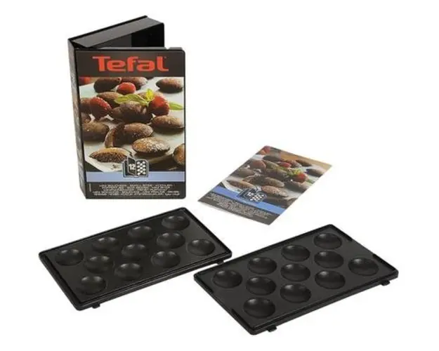 Set 2 placi pentru Mini Prajituri Tefal Snack Collection, Carte de retete