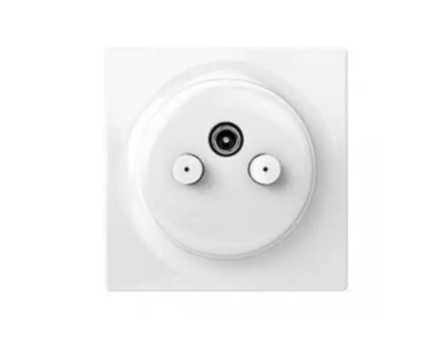 Priza TV Fibaro Walli N TV-SAT pentru Casa Inteligenta, FGWTFEU-021