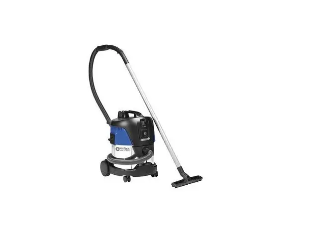 Aspirator uscat umed, Nilfisk Aero 21-21 PC Inox, cuva inox