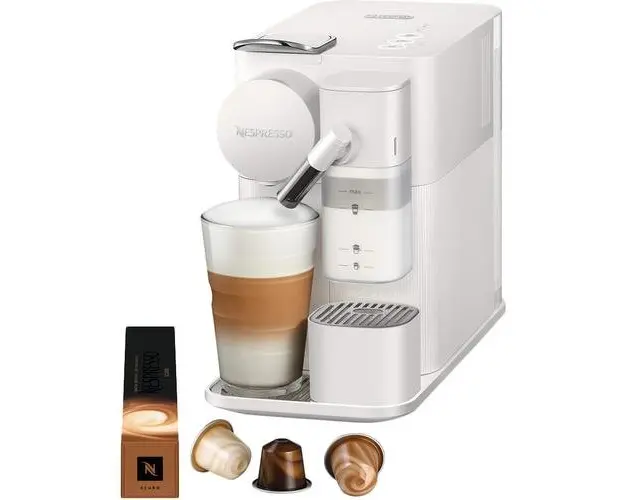 Espressor Nespresso by De’Longhi Lattissima One Evolution EN510.W, 19 bari, 1450 W, 1 l, Alb + 14 capsule cadou
