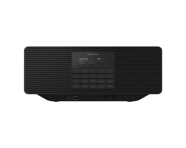 Microsistem audio Panasonic RX-D70BTEG-K, CD player, FM, DAB, Bluetooth, USB, MP3, Bass Sound mode, AUX (Negru)