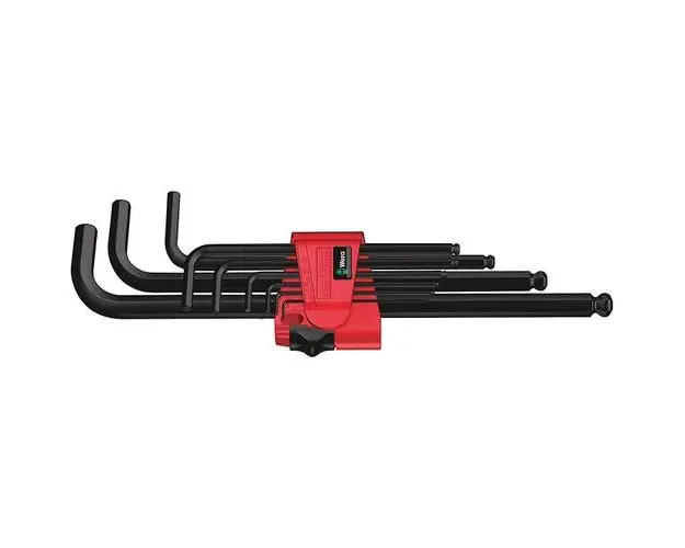 Set chei imbus cu bila, WERA Hex-Plus, 9 piese