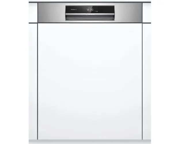 Masina de spalat vase semi-incorporabila Bosch SMI8YCS03E, 14 seturi, 8 programe, Clasa B, PerfectDry, Program inteligent, HomeConnect, 60 cm