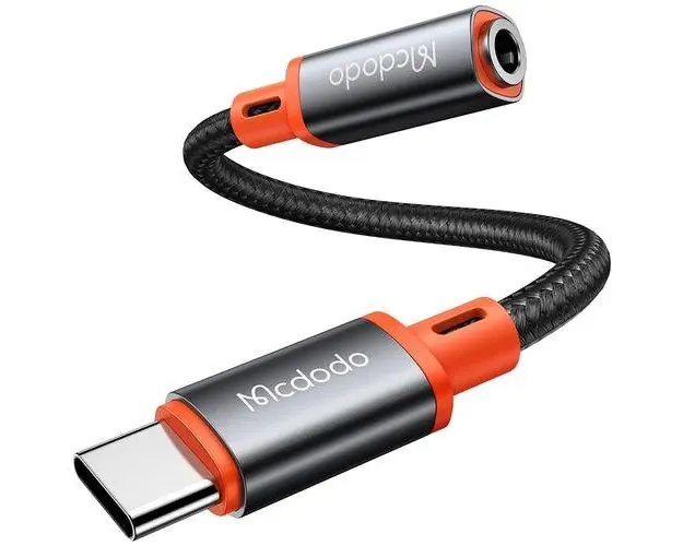 Adaptor pentru telefon Mcdodo, seria Castle, USB-C la mini jack, DAC