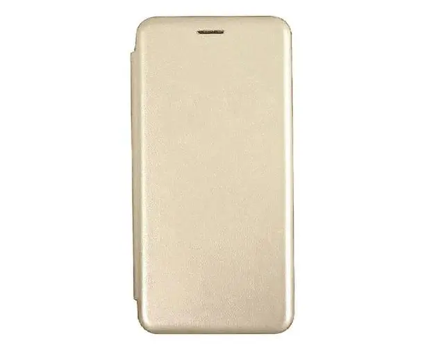 Husa Lemontti Book Elegant compatibila cu Samsung Galaxy A03, Auriu