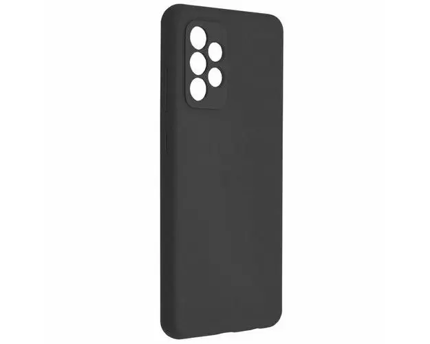Husa Lemontti Silicon Soft Slim compatibila cu Samsung Galaxy A53 5G, Negru