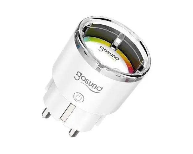Priza smart Gosund EP2 cu Wi-Fi, Monitorizare energie, Control vocal, 2500 W, 10 A