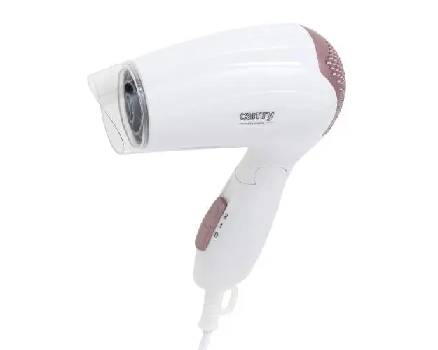 Uscator de par de calatorie, Pliabil, Compact, 2 niveluri de temperatura si de viteza, Concentrator, 1200W, Alb