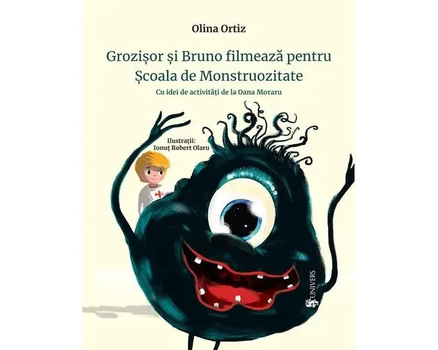 Grozisor si Bruno filmeaza pentru Scoala de Monstruozitate, Olina Ortiz