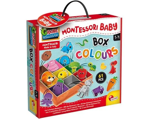 Joc educativ Cutiuta Montessori Culori Lisciani