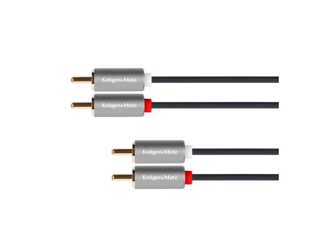 Cablu 2 x RCA - 2 x RCA 5 m Kruger&Matz Basic