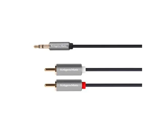Cablu Jack 3.5 - 2 x RCA 10 m Kruger&Matz Basic