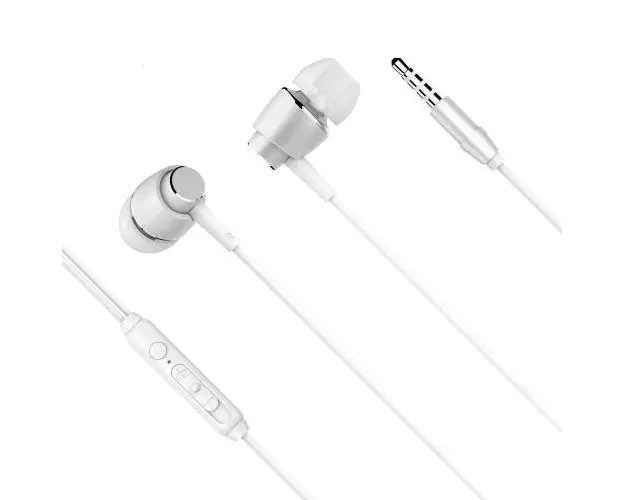 Casti in ear cu fir Kruger&Matz B1 cu microfon KMPB1, alb