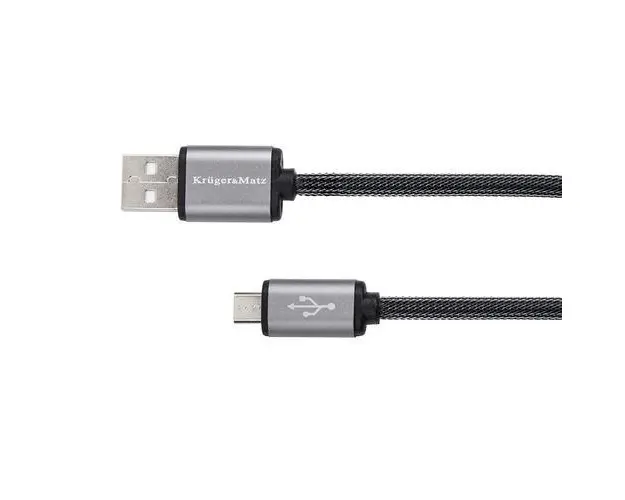 Cablu USB TATA - micro USB TATA OTG 0.2 M Kruger&Matz