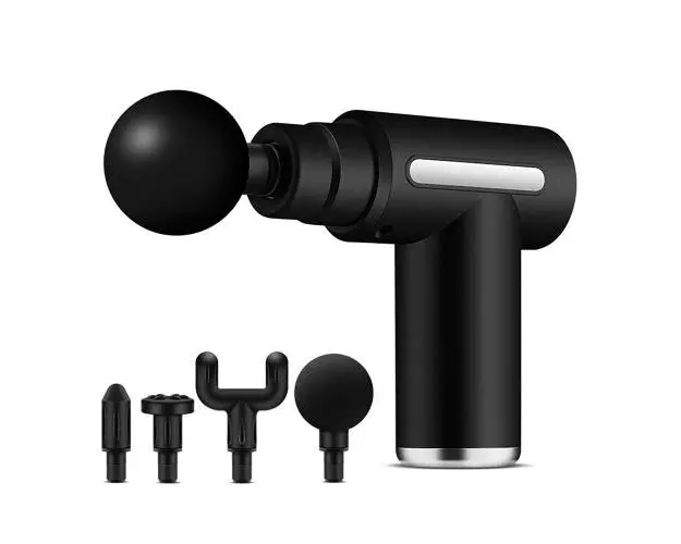 Aparat electric de masaj Media-Tech MT6521 , Tip pistol, Portabil, Pentru relaxare musculara, 6 trepte, Negru