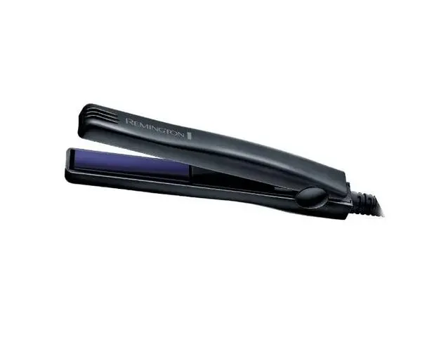 Placa de intins parul Remington Straightini S2880, LCD, 200C, Invelis ceramic, dimensiuni reduse, Negru