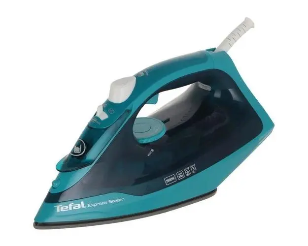 Fier de calcat Tefal Express Steam FV2867E0, 2400 W, 270 ml, Turcoaz