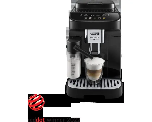 Espressor automat De'Longhi Magnifica Evo ECAM 290.61.B, Carafa pentru lapte, Sistem LatteCrema, Rasnita cu 13 setari, 1,8l, 15 bar, 1450W, Negru