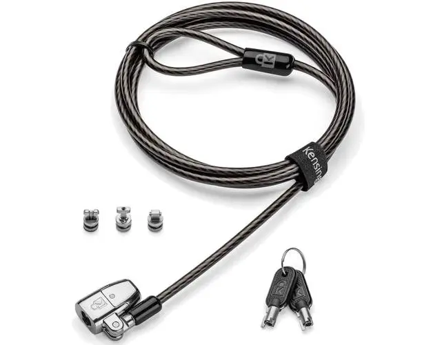 Cablu de securitate Kensington ClickSafe 2.0, 3-in-1, cu cheie