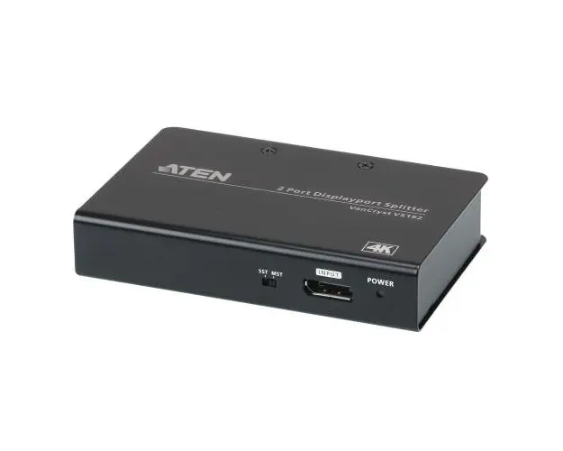 Splitter video ATEN, DisplayPort (M) la DisplayPort (M) x 2, negru, VS192-AT-G