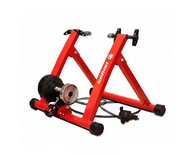 Home trainer magnetic Pegas, pentru roata 26”-28”, rosu