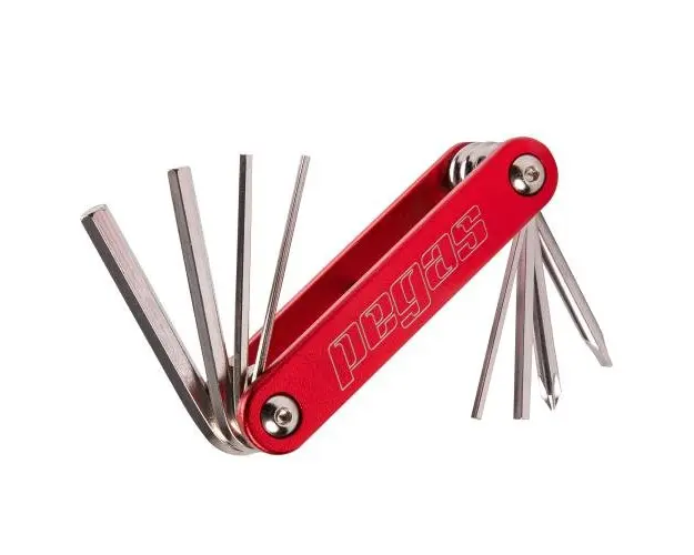 Set Scule Pegas 8 in 1, Rosu