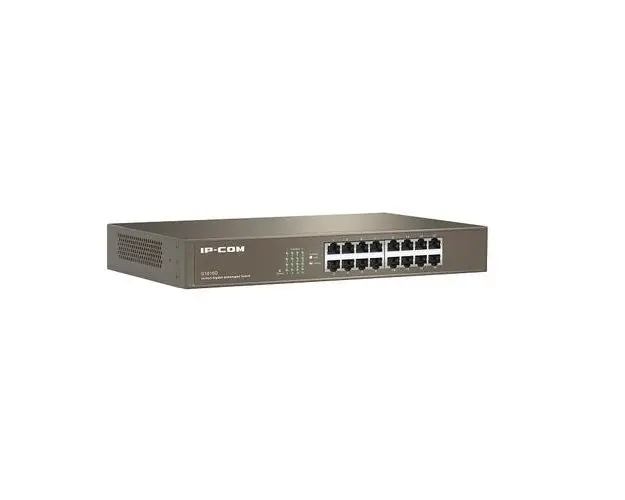 Switch IPCOM G1016D 16Porturi Gigabit montabil in rack protectie fulgere 6kV