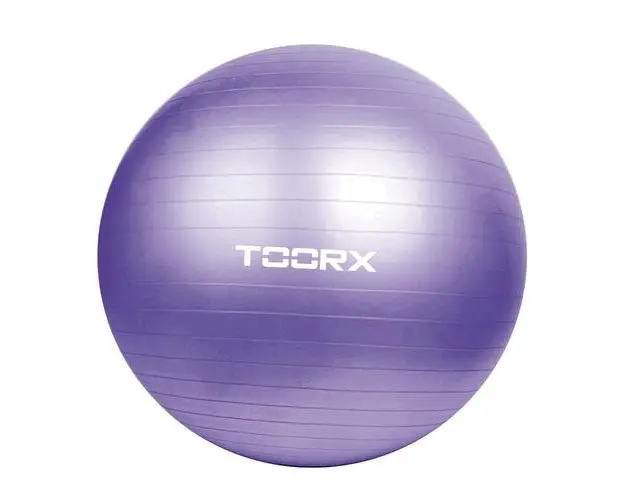 Minge de gimnastica TOORX, Diametru 75, Anti-spargere, Pompa inclusa, Mov