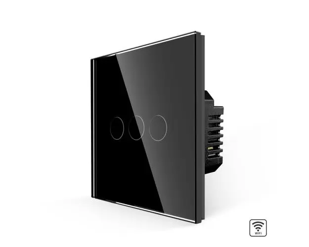 Intrerupator Triplu Wi-Fi cu Touch din Sticla LUXION