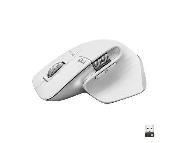 Mouse Wireless LOGITECH MX Master 3S Performance, 8000 dpi, Silent, USB, Bluetooth (Gri)
