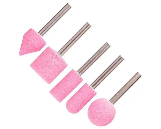 Set Bosch, 5 pietre slefuire pentru polizor drept cu forma mixta