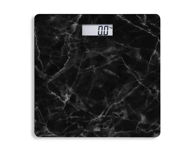 Cantar corporal electronic ADE BE1712 Aurora, Model Marmura, Ecran LCD, Negru