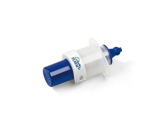 Aspirator nazal manual FLAEM Baby, pentru bebelusi si copii, Alb/Albastru, AC0423P