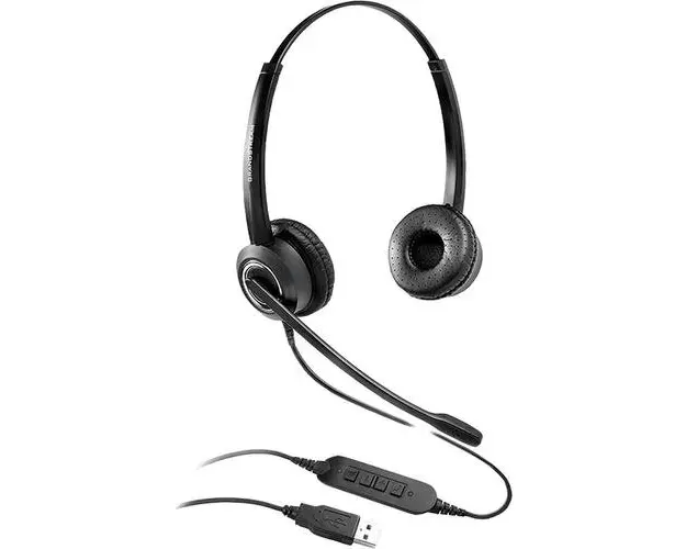 Casti Call Center HD Grandsteam GUV3000, USB, Microfon (Negru)