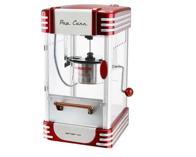 Aparat de facut popcorn Emerio POM-120650, Rosu