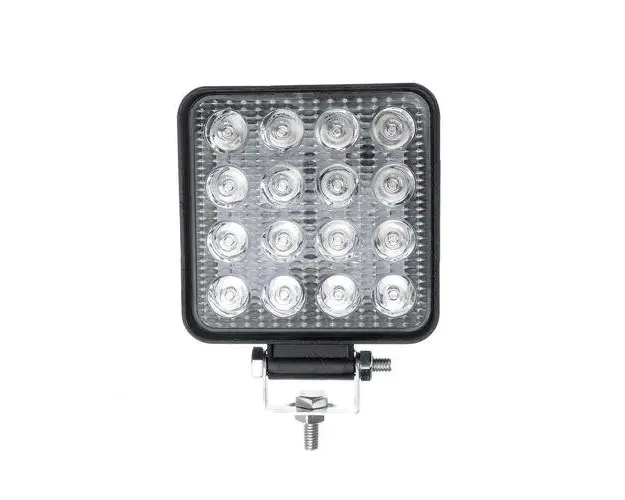 Proiector LED Auto Flexzon, Offroad, 48W, 12V-24V, 1800 Lumeni, Patrat, Spot Beam 30