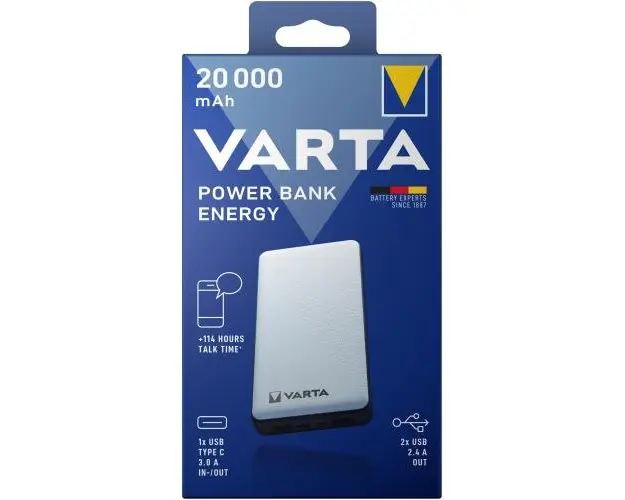 Acumulator extern Varta 57978 ENERGY 20000 mAh