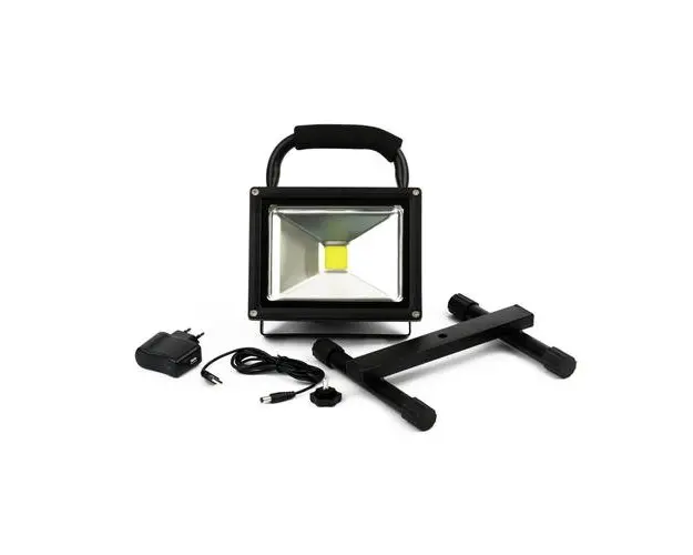 Proiector LED Portabil Flexzon, Reincarcabil, 20W, Waterproof IP65, 1400 lm