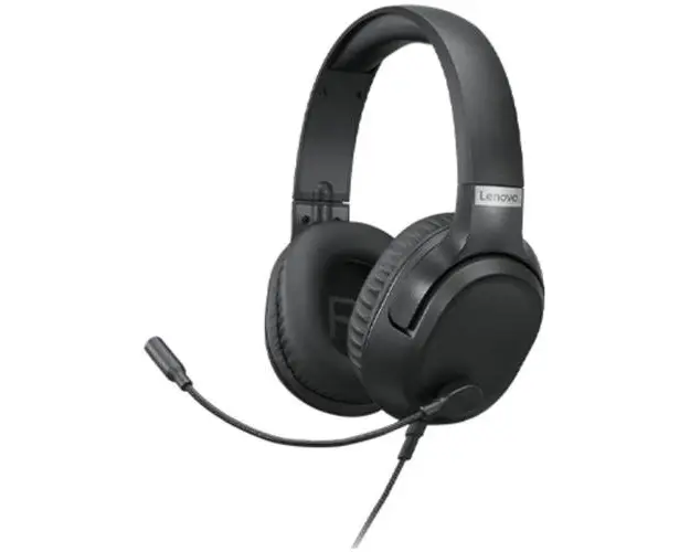 Casti Gaming Lenovo IdeaPad H100, Microfon, Jack 3.5mm (Negru)