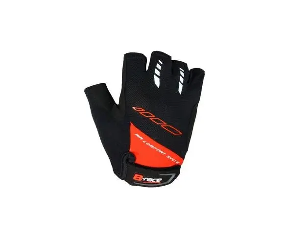 Manusi B-RACE BUMP Negru/Rosu L
