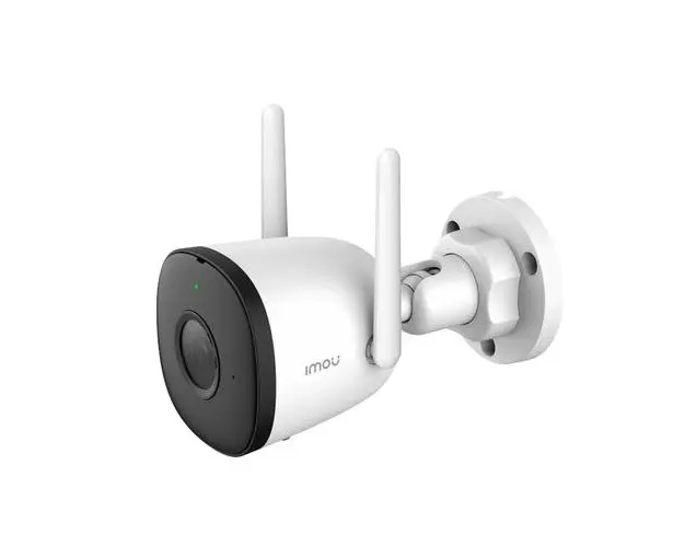 Camera supraveghere exterior IMOU Bullet 2C IPC-F42P, IP WiFi, 4MP, IR 30 m, 2.8 mm, detectie umana, slot card, microfon (Alb)