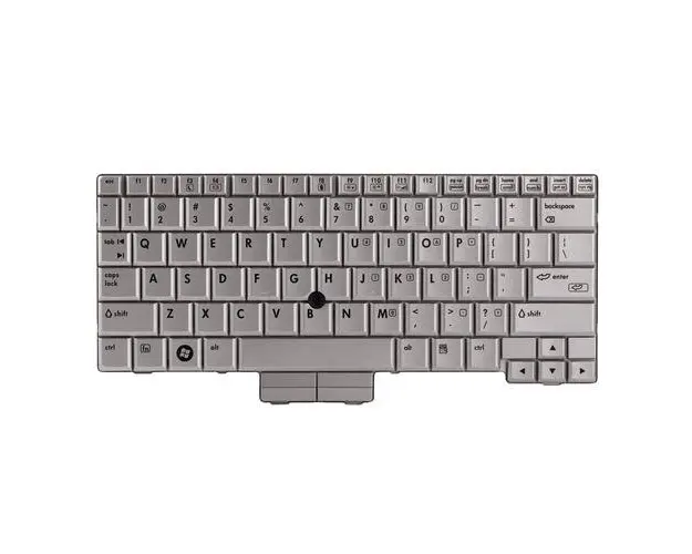 Tastatura Laptop HP COMPAQ V070130BS1 Layout US argintie are point stick