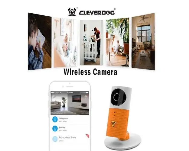 Baby monitor wireless audio video IP CleverDog